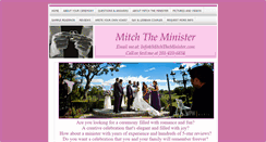 Desktop Screenshot of mitchtheminister.com