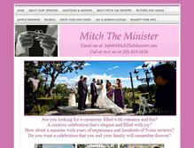 Tablet Screenshot of mitchtheminister.com